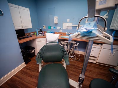 dental operatory where sleep apnea treatment is assessed at Elite Dental